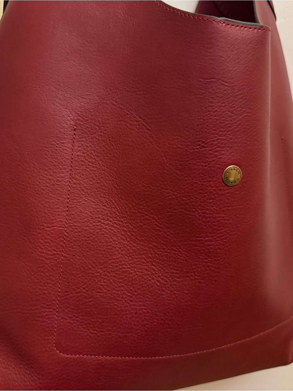 NWT Coach Brooklyn 39 in Dark Ruby - Picture 4 of 6